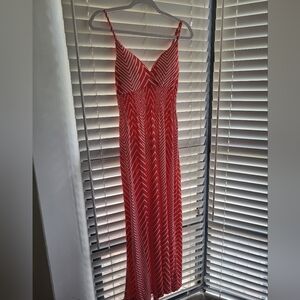 NWT Love Orange Sleeveless Spaghetti Strap Sundress